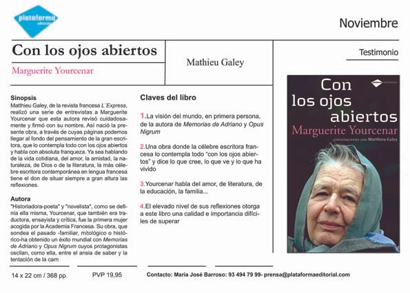 Con los ojos abiertos